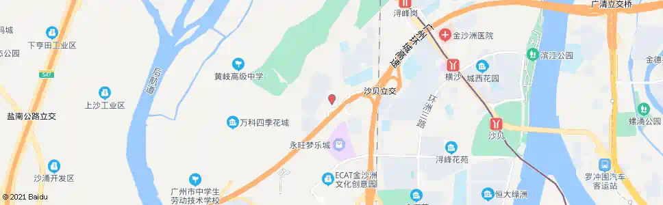 广州顺景新酒家_公交站地图_广州公交_妙搜公交查询2025