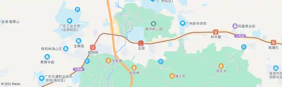 广州龙洞_公交站地图_广州公交_妙搜公交查询2025