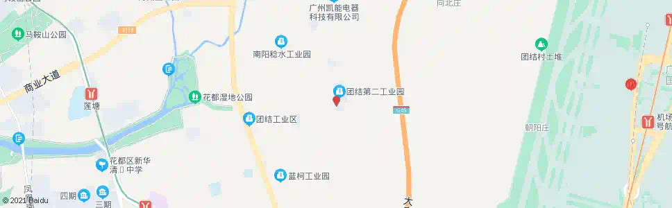 广州团结市场_公交站地图_广州公交_妙搜公交查询2025