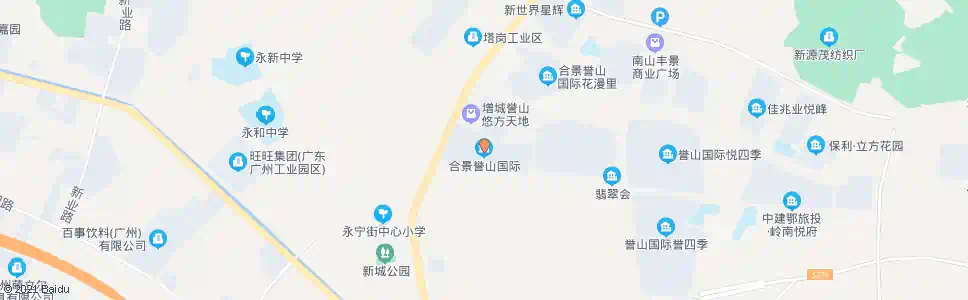 广州誉山国际路口_公交站地图_广州公交_妙搜公交查询2025