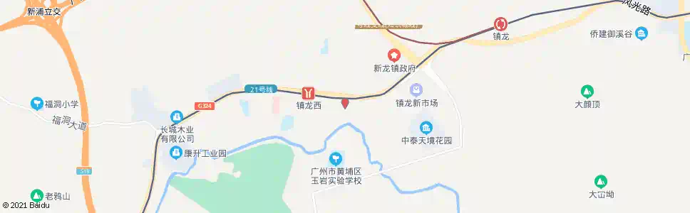 广州镇龙邮局_公交站地图_广州公交_妙搜公交查询2025