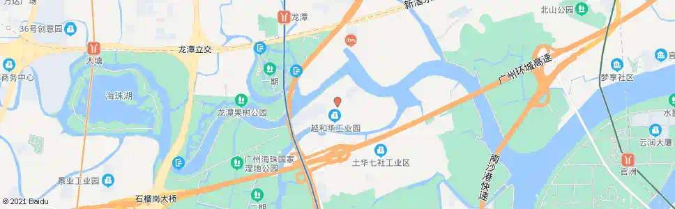 广州华洲路口_公交站地图_广州公交_妙搜公交查询2025