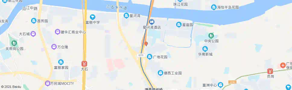 广州广地花园_公交站地图_广州公交_妙搜公交查询2025