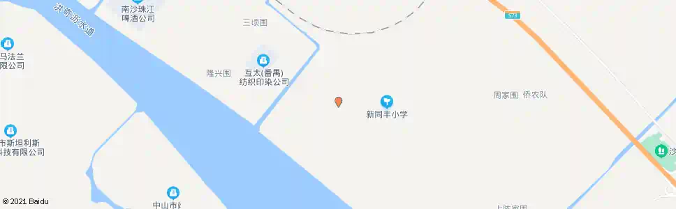 广州年丰七队_公交站地图_广州公交_妙搜公交查询2025