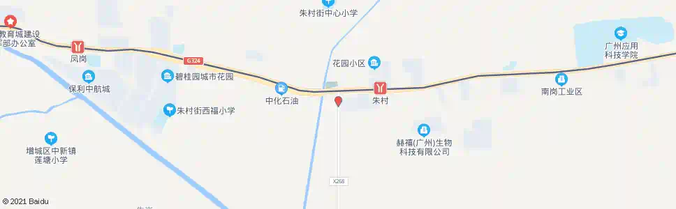 广州朱宁路口_公交站地图_广州公交_妙搜公交查询2025