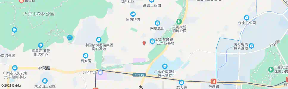 广州天蕴路_公交站地图_广州公交_妙搜公交查询2025