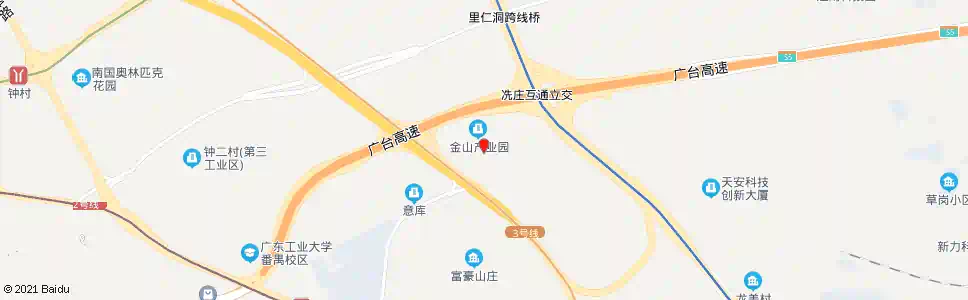 广州金山工业园总站_公交站地图_广州公交_妙搜公交查询2025