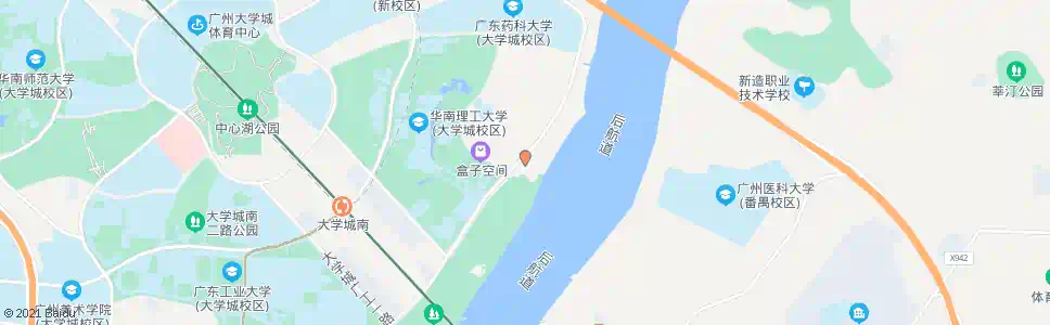 广州大学城穗石村总站_公交站地图_广州公交_妙搜公交查询2025