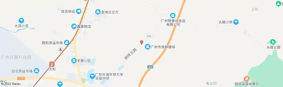 广州良种猪场_公交站地图_广州公交_妙搜公交查询2025