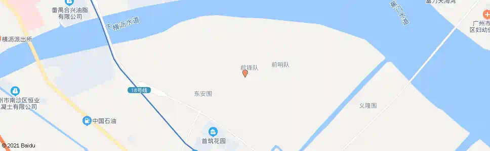 广州前锋社区_公交站地图_广州公交_妙搜公交查询2025
