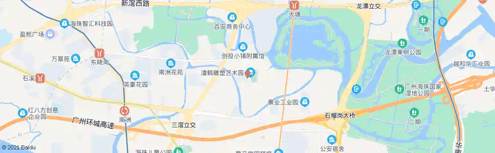 广州森语大街路口_公交站地图_广州公交_妙搜公交查询2025