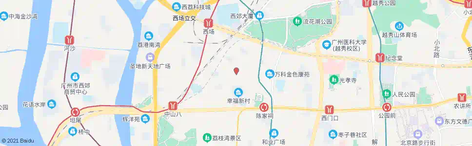 广州彩虹社区_公交站地图_广州公交_妙搜公交查询2025