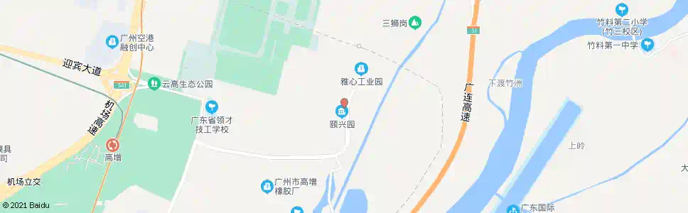 广州新兴村_公交站地图_广州公交_妙搜公交查询2025