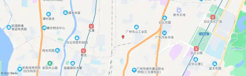 广州祥岗后街_公交站地图_广州公交_妙搜公交查询2025