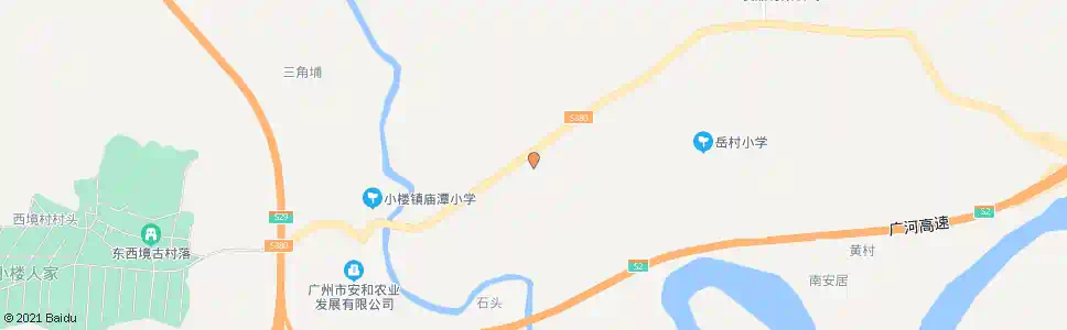 广州花园村(卢屋村)_公交站地图_广州公交_妙搜公交查询2025