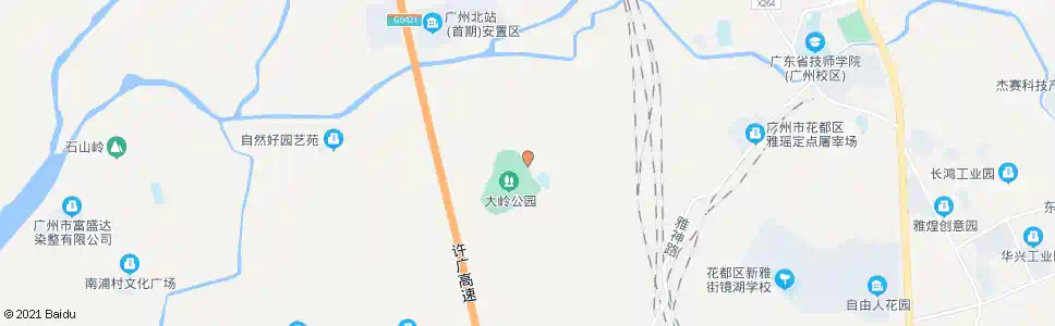 广州大岭村总站_公交站地图_广州公交_妙搜公交查询2025