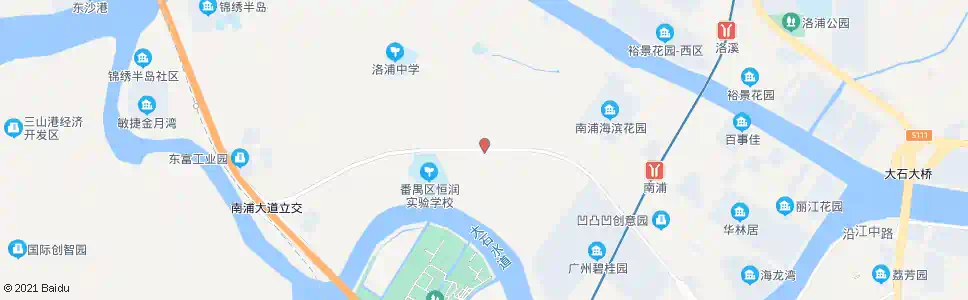 广州东乡村东_公交站地图_广州公交_妙搜公交查询2025
