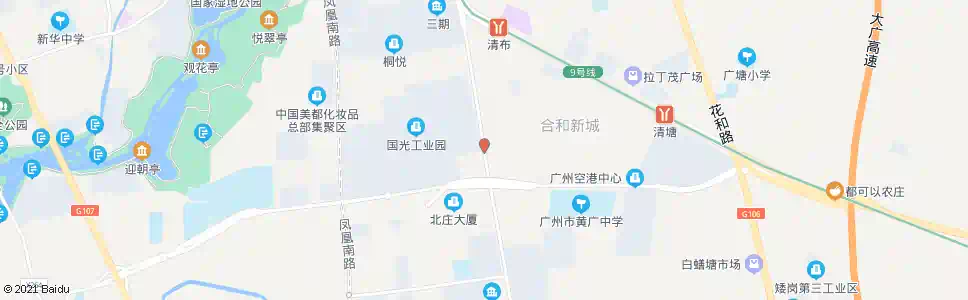 广州国光厂宿舍_公交站地图_广州公交_妙搜公交查询2025