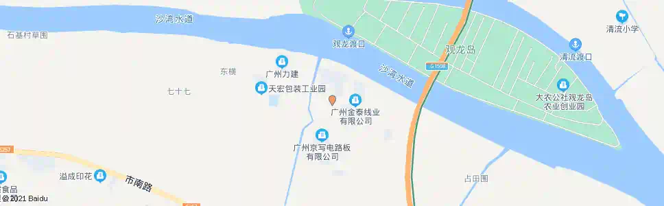 广州励业染厂_公交站地图_广州公交_妙搜公交查询2025
