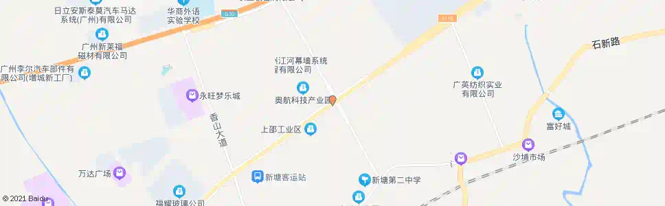 广州白石村_公交站地图_广州公交_妙搜公交查询2025