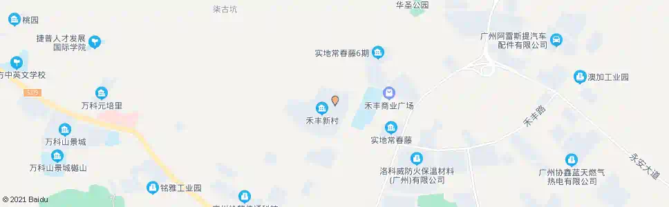 广州和丰街_公交站地图_广州公交_妙搜公交查询2025