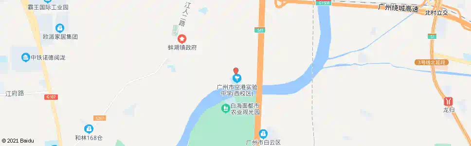 广州市七十二中学_公交站地图_广州公交_妙搜公交查询2025