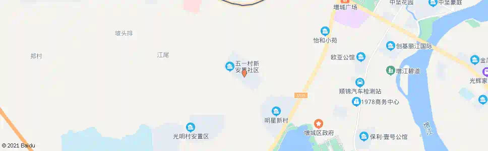 广州显子岗(南国桃园路口)_公交站地图_广州公交_妙搜公交查询2025
