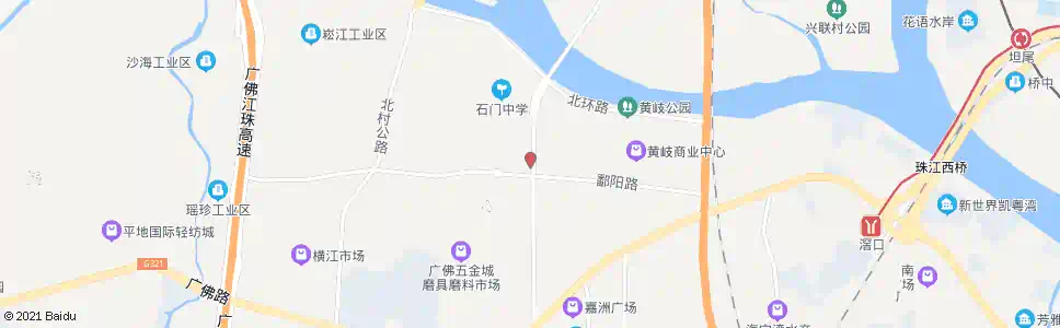 广州黄岐医院_公交站地图_广州公交_妙搜公交查询2025