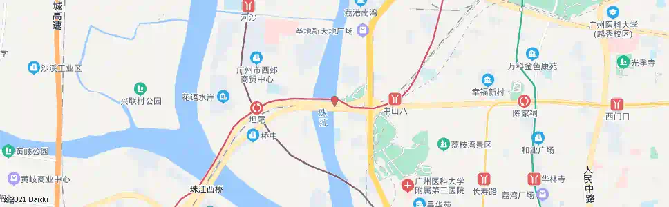 广州桥中(双桥路)_公交站地图_广州公交_妙搜公交查询2025