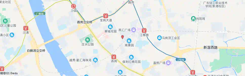 广州珠江南景园总站_公交站地图_广州公交_妙搜公交查询2025