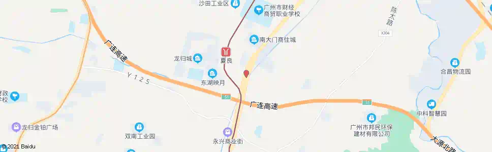 广州永兴村口_公交站地图_广州公交_妙搜公交查询2025