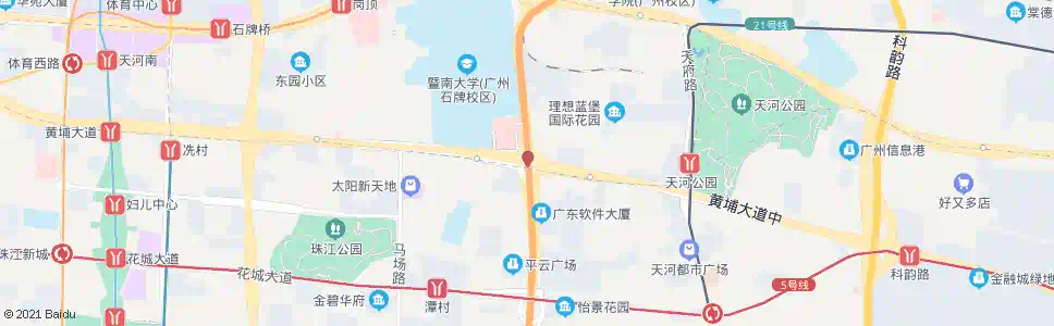 广州华侨医院(潭村)_公交站地图_广州公交_妙搜公交查询2025