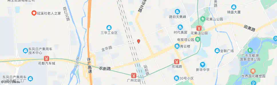 广州马房三街_公交站地图_广州公交_妙搜公交查询2025