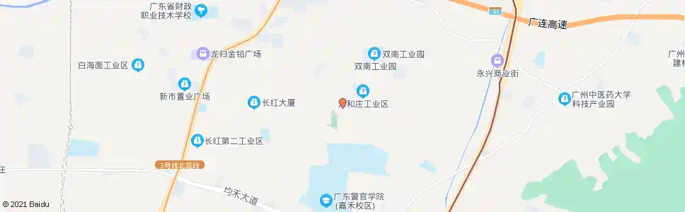 广州双和工业区二路_公交站地图_广州公交_妙搜公交查询2025