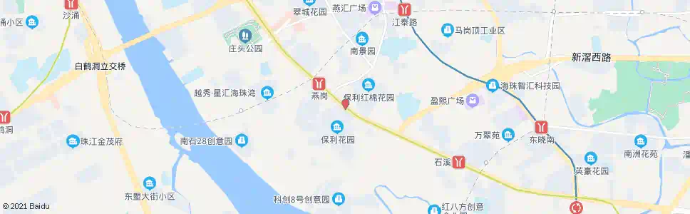 广州保利花园(南石头)_公交站地图_广州公交_妙搜公交查询2025