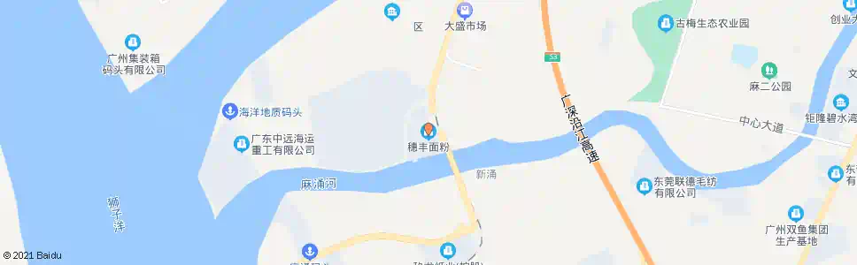 广州穗丰面粉厂_公交站地图_广州公交_妙搜公交查询2025