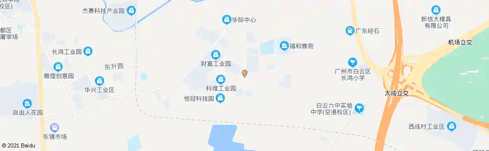 广州镜湖工业区_公交站地图_广州公交_妙搜公交查询2025