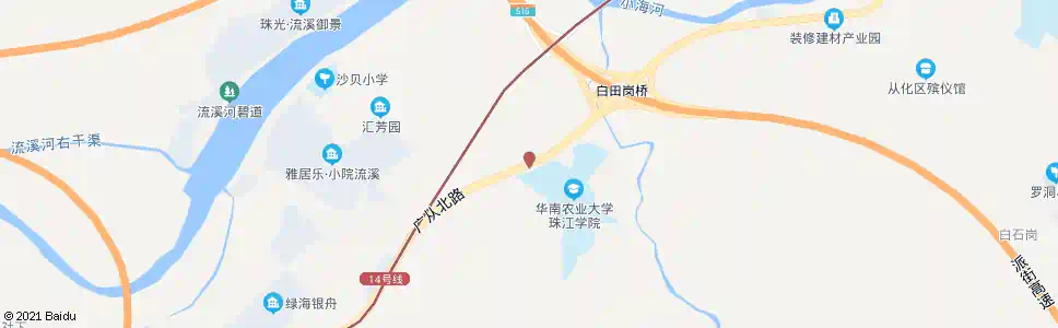 广州珠江学院_公交站地图_广州公交_妙搜公交查询2025