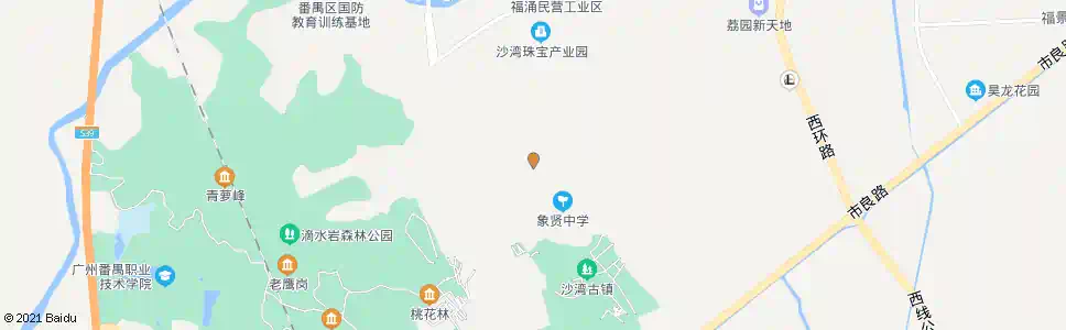 广州象贤中学北门_公交站地图_广州公交_妙搜公交查询2025