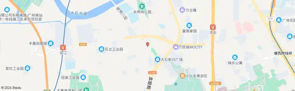 广州猛涌村_公交站地图_广州公交_妙搜公交查询2025