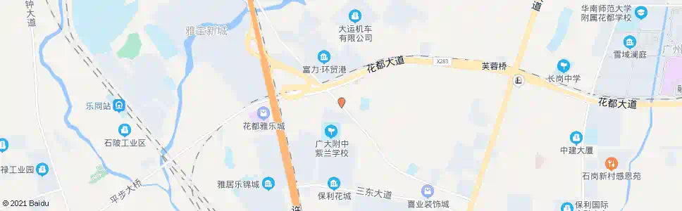 广州明华综合市场_公交站地图_广州公交_妙搜公交查询2025