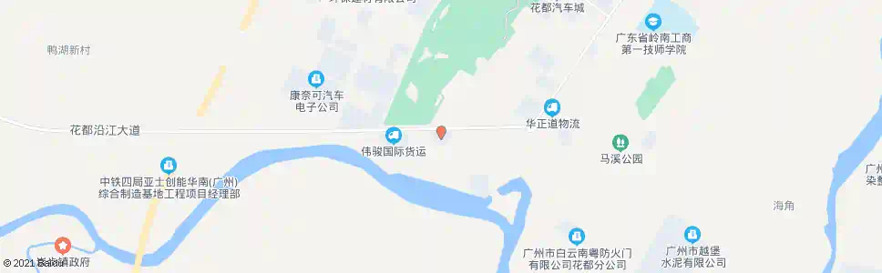 广州花都港综合办公楼_公交站地图_广州公交_妙搜公交查询2025