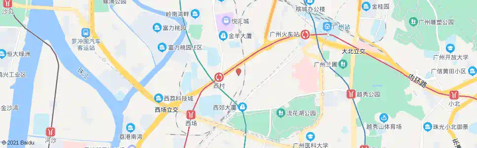 广州海丰鞋厂_公交站地图_广州公交_妙搜公交查询2025