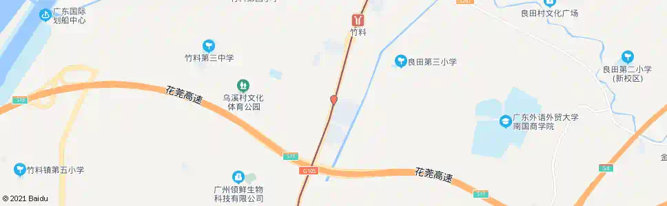 广州乌溪村_公交站地图_广州公交_妙搜公交查询2025