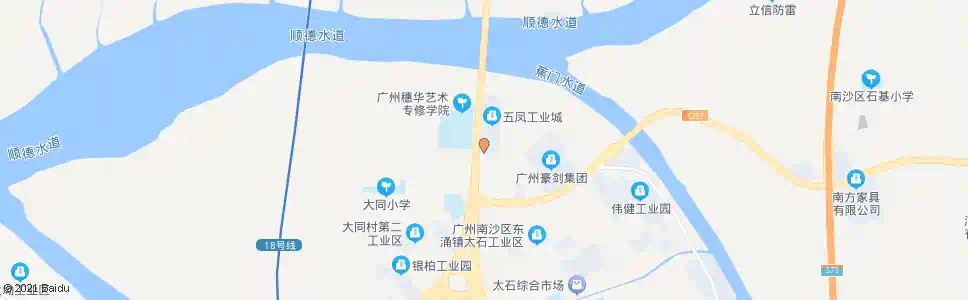 广州大同商贸城总站_公交站地图_广州公交_妙搜公交查询2025
