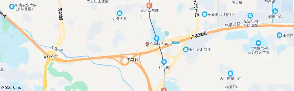 广州沐陂工业园_公交站地图_广州公交_妙搜公交查询2025