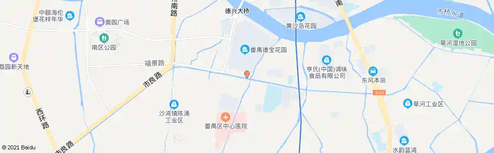 广州塘涌_公交站地图_广州公交_妙搜公交查询2025