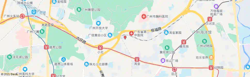 广州中心社区_公交站地图_广州公交_妙搜公交查询2025