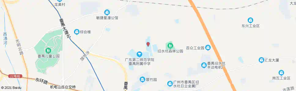 广州旧水坑小学_公交站地图_广州公交_妙搜公交查询2025