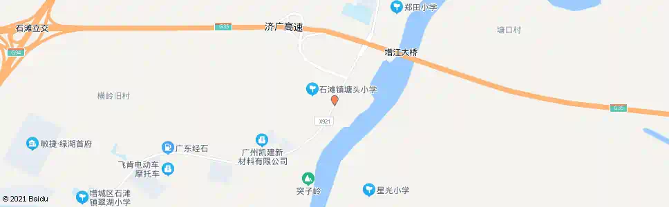 广州萝岗塘头村_公交站地图_广州公交_妙搜公交查询2025
